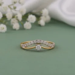 Gold Regna Lab Grown Diamond Ring