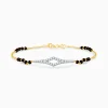 Gold Ruchira Mangalsutra Lab Grown Diamond Bracelet