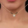Gold Samantha Lab Grown Diamond Mangalsutra