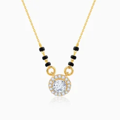 Gold Samantha Lab Grown Diamond Mangalsutra