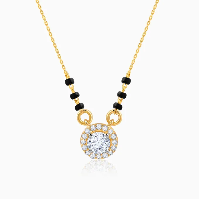Gold Samantha Lab Grown Diamond Mangalsutra
