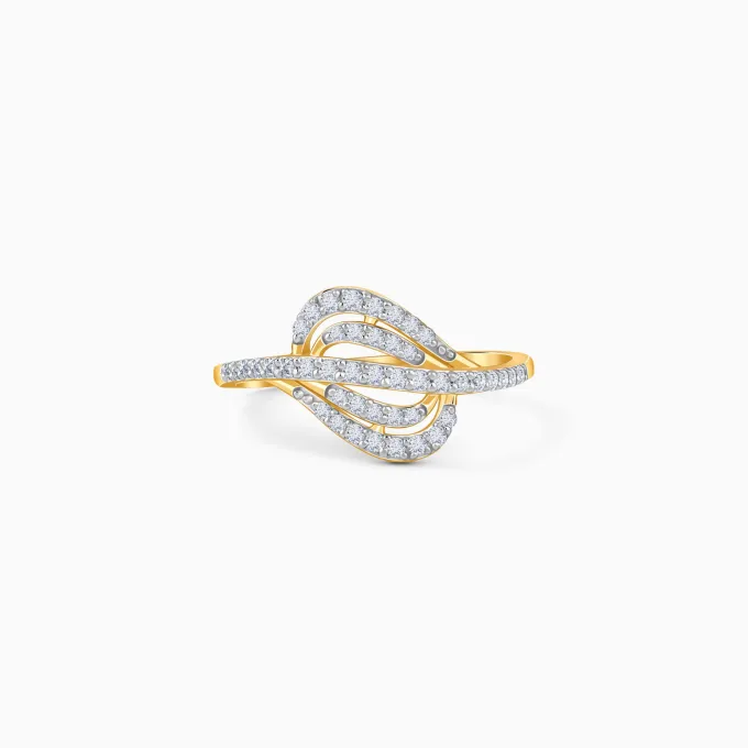 Gold Sassy Lab Grown Diamond Ring