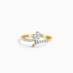 Gold Selene Lab Grown Diamond Solitaire Ring