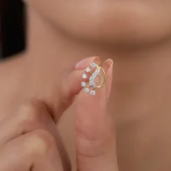 Gold Seraphina Lab Grown Diamond Studs