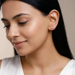 Gold Seraphina Lab Grown Diamond Earrings