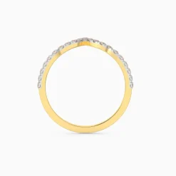 Gold Serene Valley Diamond Ring