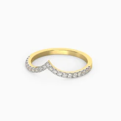 Gold Serene Valley Diamond Ring