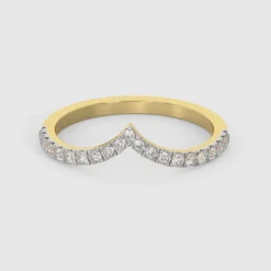 Gold Serene Valley Diamond Ring