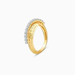 Gold Shimmering Moments Lab Grown Diamond Ring