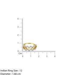 Gold Simone Lab Grown Diamond Ring (Size 12)