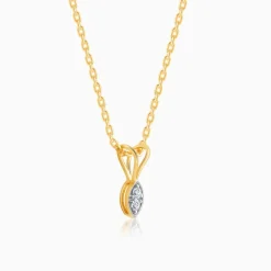 Gold Simply Diamond Pendant