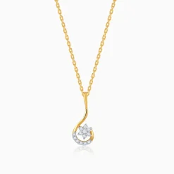 Gold Soléa Lab Grown Diamond Pendant