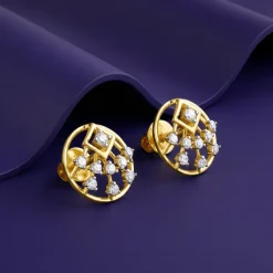 Gold Solene Lab Grown Diamond Earrings