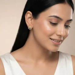 Gold Solene Lab Grown Diamond Earrings