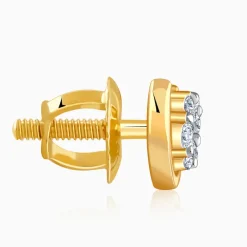 Gold Sphere Lab Grown Diamond Studs