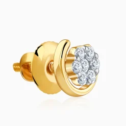 Gold Sphere Lab Grown Diamond Studs