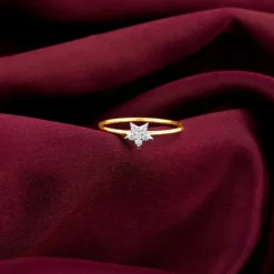 Gold Star Constellation Diamond Ring