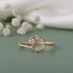 Gold Starry Glow Lab Grown Diamond Ring