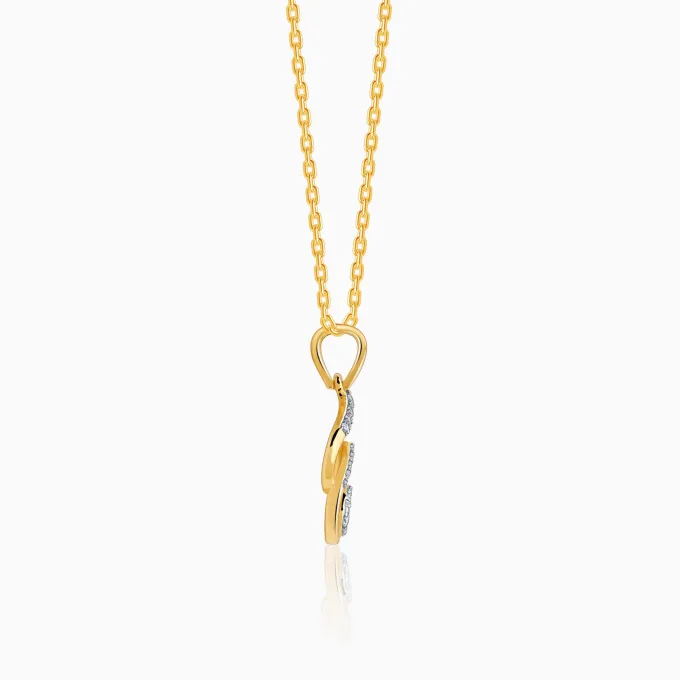 Gold Starry Whisper Diamond Pendant