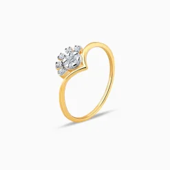 Gold Sunshine Diamond Ring