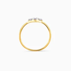 Gold Sunshine Diamond Ring