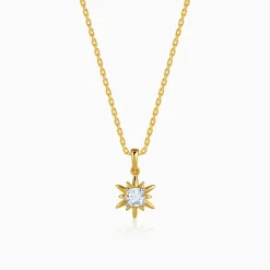Gold Sunshine Dream Lab Grown Diamond Pendant