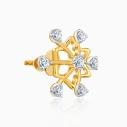 Gold Supernova Lab Grown Diamond Studs