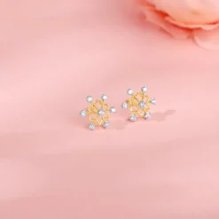 Gold Supernova Lab Grown Diamond Studs