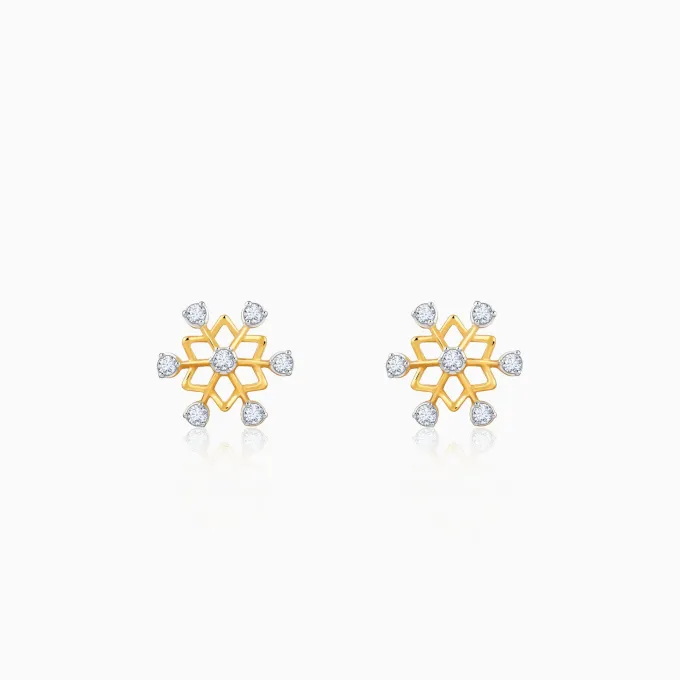 Gold Supernova Lab Grown Diamond Studs