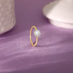 Gold Swank Diamond Ring
