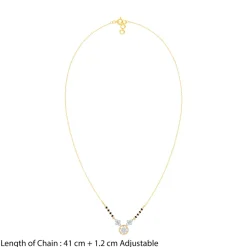Gold Swapna Lab Grown Diamond Mangalsutra