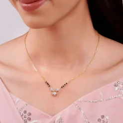 Gold Swapna Lab Grown Diamond Mangalsutra