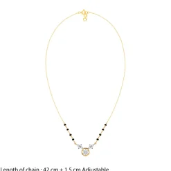 Gold Swapna Lab Grown Diamond Mangalsutra