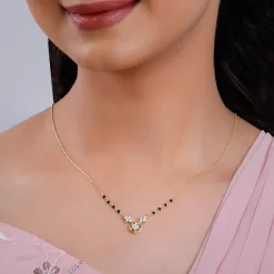 Gold Swapna Lab Grown Diamond Mangalsutra