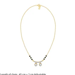 Gold Tavisha Lab Grown Diamond Mangalsutra