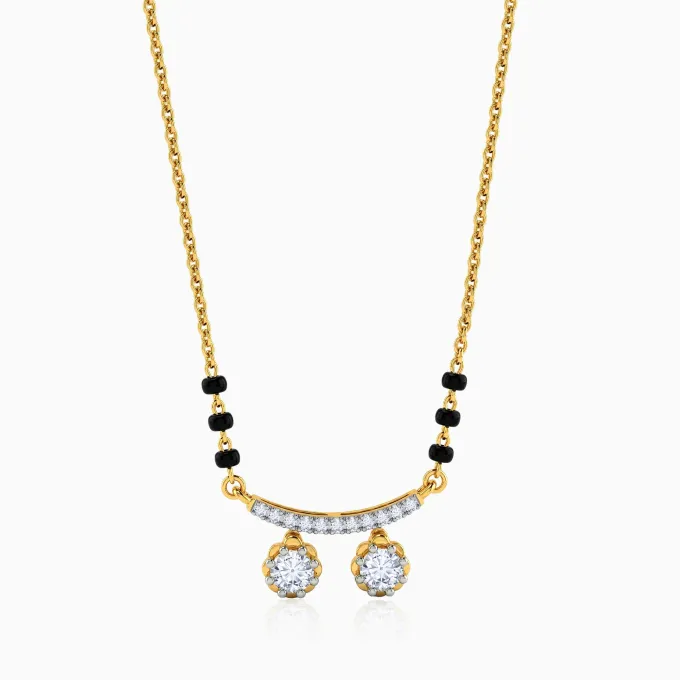 Gold Tavisha Lab Grown Diamond Mangalsutra