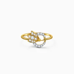 Gold Tria Bloom Lab Grown Diamond Ring (Size 12)