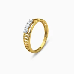 Gold Troika Lab grown Diamond Ring (Size 12)