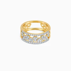 Gold Twin 2-in-1 Lab Grown Diamond Ring