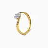 Gold Twine Spark Lab Grown Diamond Ring (Size 12)