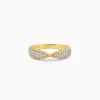 Gold Twined Desire Diamond Ring