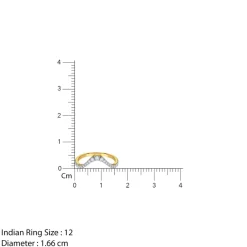 Gold Vanki Lab Grown Diamond Ring (Size 12)