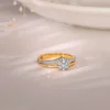 Gold Vanki Twist Diamond Ring