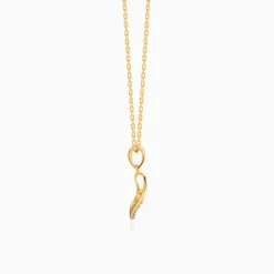 Gold Veil Diamond Pendant