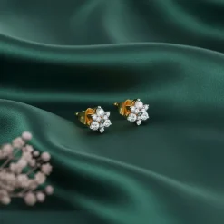 Gold Vespera Lab Grown Diamond Earrings