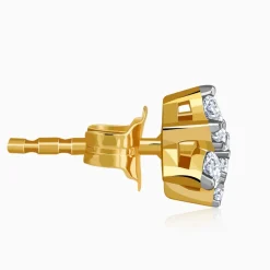 Gold Vespera Lab Grown Diamond Earrings