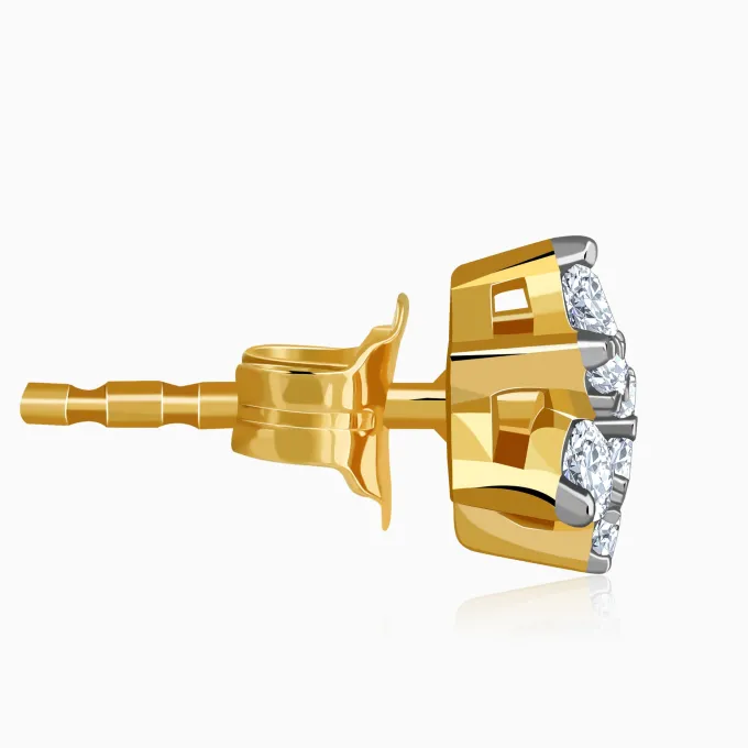Gold Vespera Lab Grown Diamond Earrings