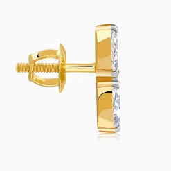 Gold Vine of Love Lab Grown Diamond Earrings