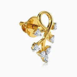 Gold Virelle Lab Grown Diamond Earrings