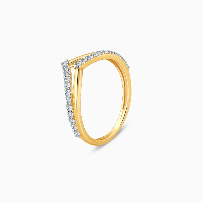 Gold Vividia Lab Grown Diamond Ring